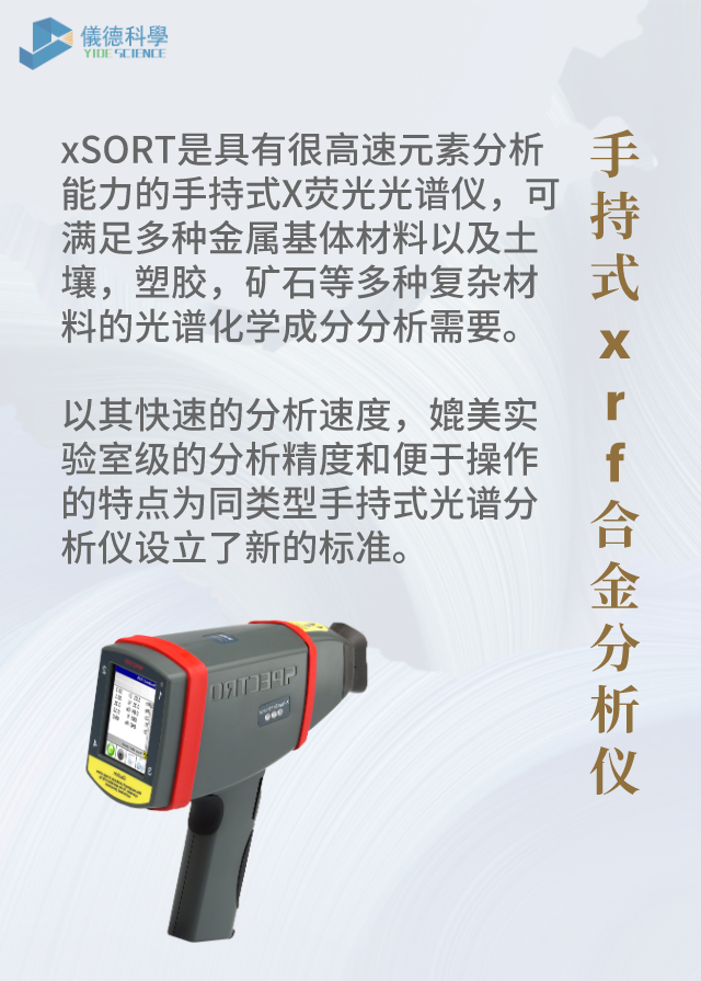 手持式xrf合金分（fèn）析儀